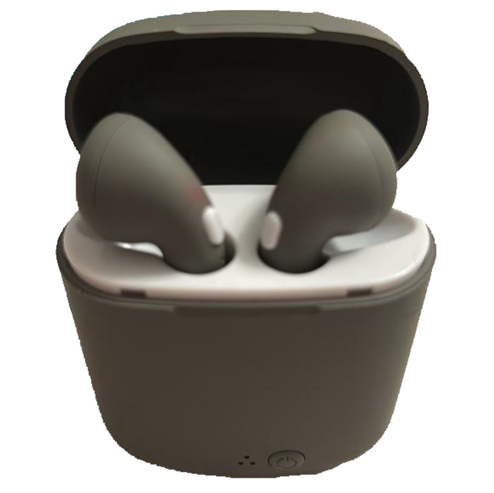 Z Tech Anti-Slip Rubbersized Wireless Earbuds W/Portable Charging Case New